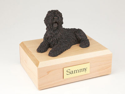 Bronze Sheepdog Dog Figurine Urn PetsToRemember.com