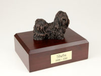 Bronze Shih-Tzu Dog Figurine Urn PetsToRemember.com