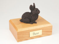 bronze rabbit urn (single)