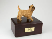 Calm Terrier Dog Urn (Tan)