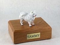 American Eskimo Dog Figurine Urn PetsToRemember.com