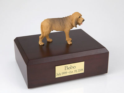 Bloodhound Dog Figurine Urn