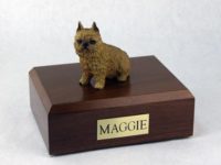 Red Griffon Dog Figurine Urn PetsToRemember.com