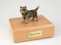 Brindle Cairn Terrier Dog Figurine Urn PetsToRemember.com