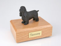 Black English Cocker Spaniel Dog Figurine Urn PetsToRemember.com