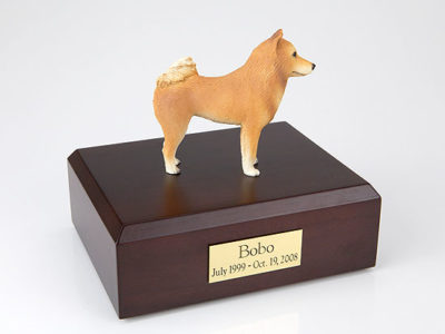 Finnish Spitz Dog Figurine Urn PetsToRemember.com