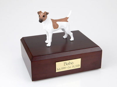 Fox Terrier Dog Figurine Urn PetsToRemember.com