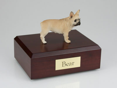 Fawn French Bulldog Dog Figurine Urn