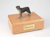 Irish Wolfhound Dog Figurine Urn PetsToRemember.com