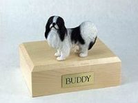 Japanese Chin Dog Figurine Urn PetsToRemember.com