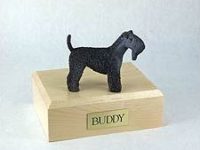 Kerry Blue Terrier Figurine Urn PetsToRemember.com