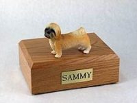 Lhasa Apso Brown Pet Figurine Urn PetsToRemember.com