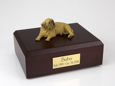 Mastiff Dog Figurine Urn