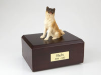 Japanese Akita Dog Figurine Urn