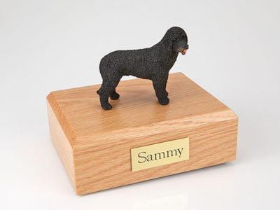 Portuguese Water Dog Figurine Urn