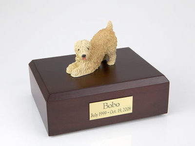 Soft Coated Wheaten Dog Figurine Urn PetsToRemember.com