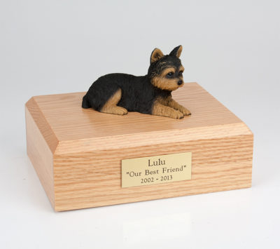 Yorkshire Terrier Dog urn from PetsToRemember.com