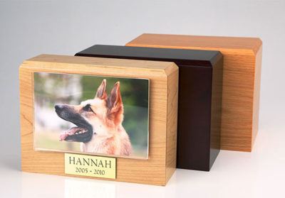 Pet Urn with Photo Holder