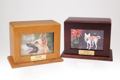 Framed Pet Urn with Photo