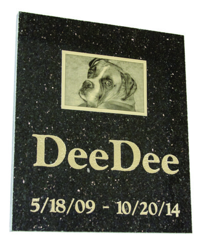 Granite Pet Burial Marker PetsToRemember.com